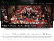 Tablet Screenshot of bracebridgedinner.com